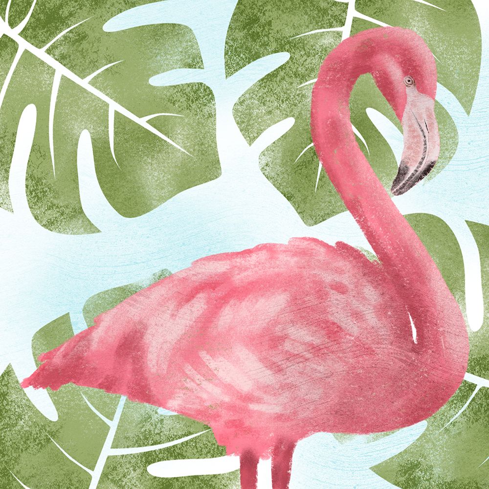 Emerging Flamingo art print by Marcus Prime for $57.95 CAD