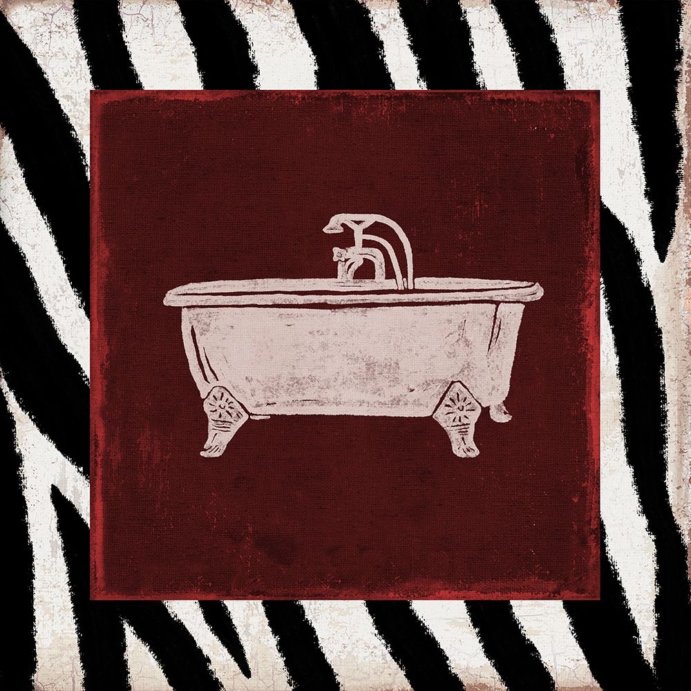 Crimson Safari Bath 3 art print by Marcus Prime for $57.95 CAD