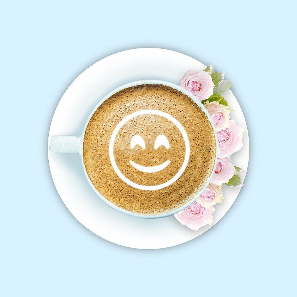 Coffee Happiness art print by Marcus Prime for $57.95 CAD