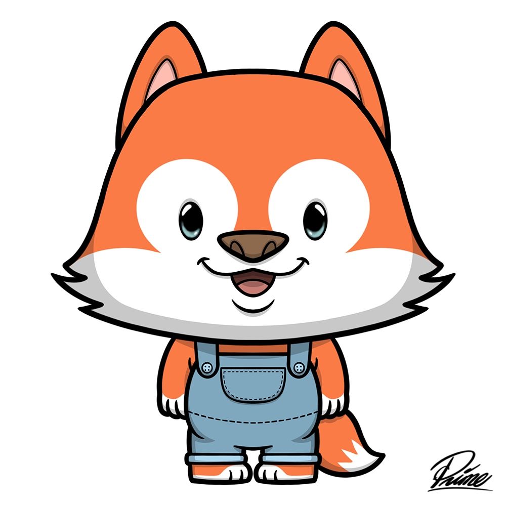 Riley Fox art print by Marcus Prime for $57.95 CAD