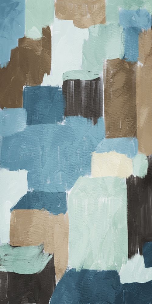 Blue Blocks 1 art print by Milli Villa for $57.95 CAD