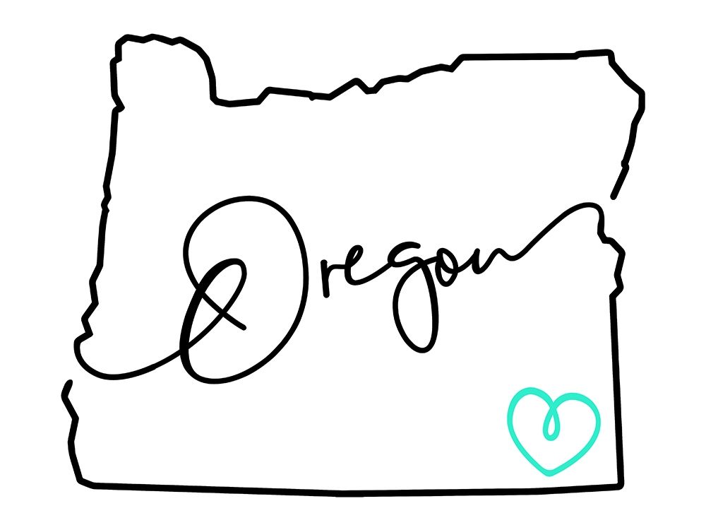 Oregon Love art print by Mlli Villa for $57.95 CAD