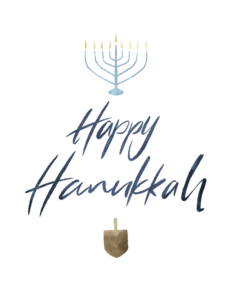 Happy Hanukkah art print by Milli Villa for $57.95 CAD