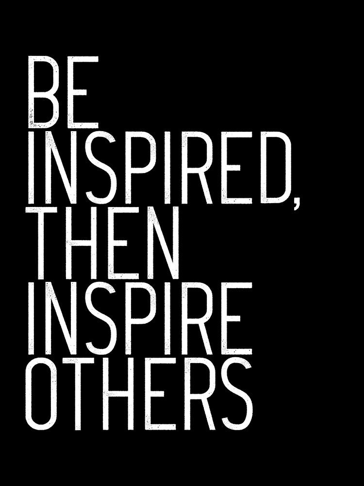 Be Inspired art print by Milli Villa for $57.95 CAD