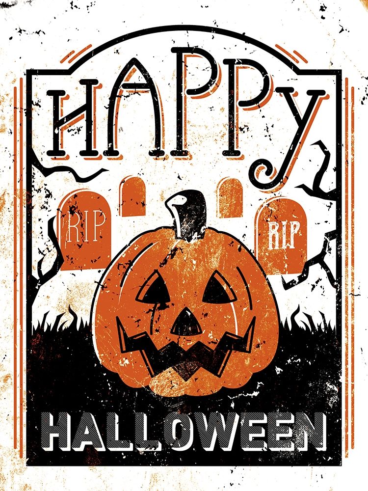 Happy Pumpkin art print by Milli Villa for $57.95 CAD