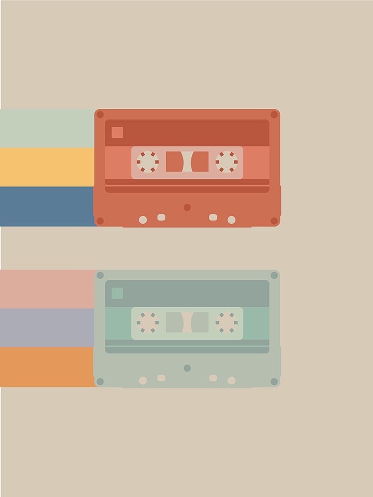 Tapes Grooving art print by Milli Villa for $57.95 CAD