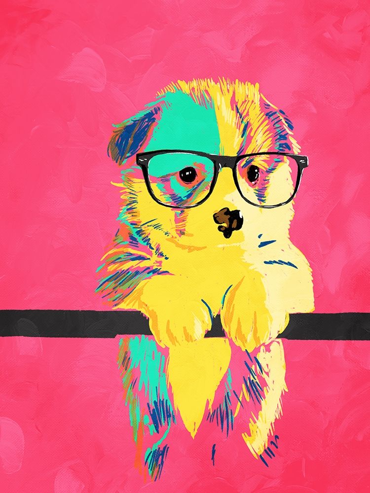 Puppy Vision art print by Milli Villa for $57.95 CAD