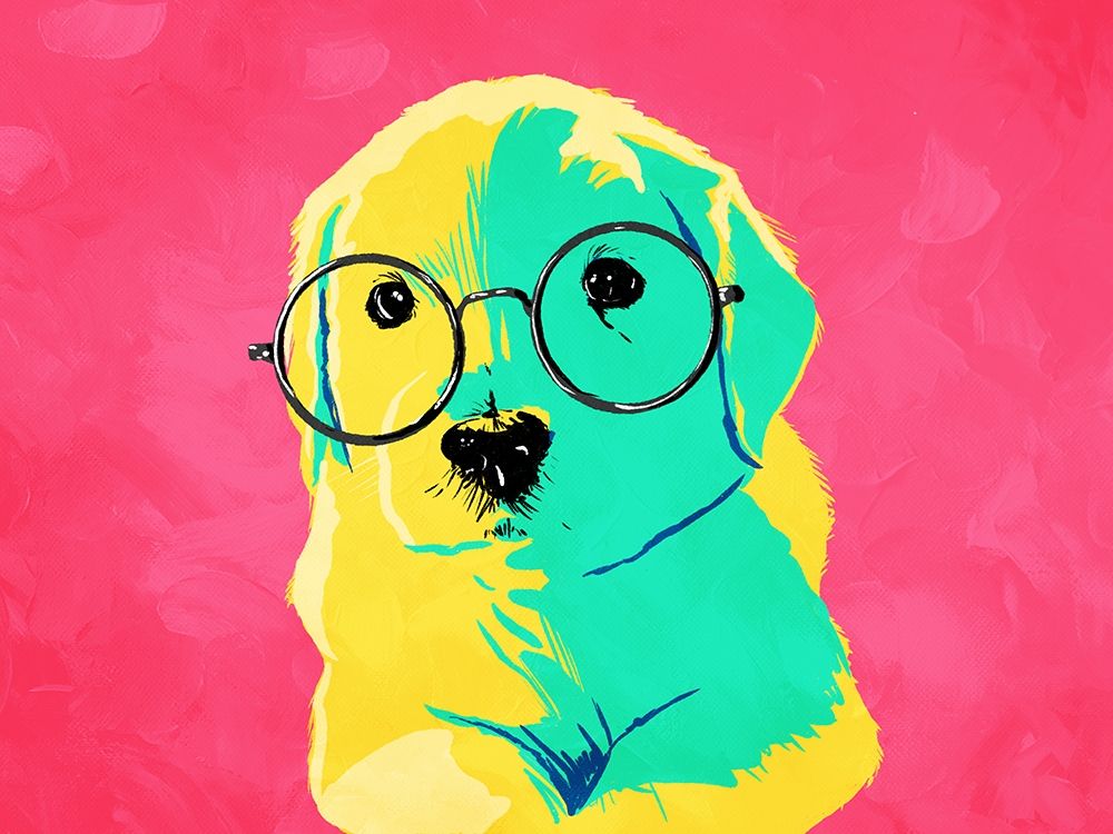Puppy Eyes art print by Milli Villa for $57.95 CAD