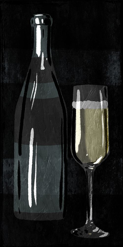 ReChampagne With Bottle art print by Milli Villa for $57.95 CAD