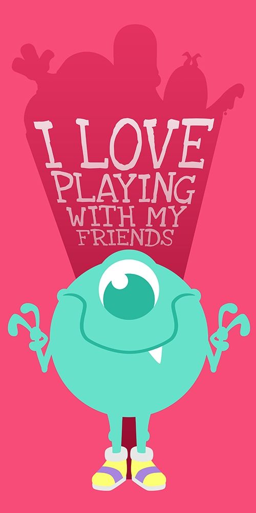 I Love Playing With My Friends art print by Milli Villa for $57.95 CAD