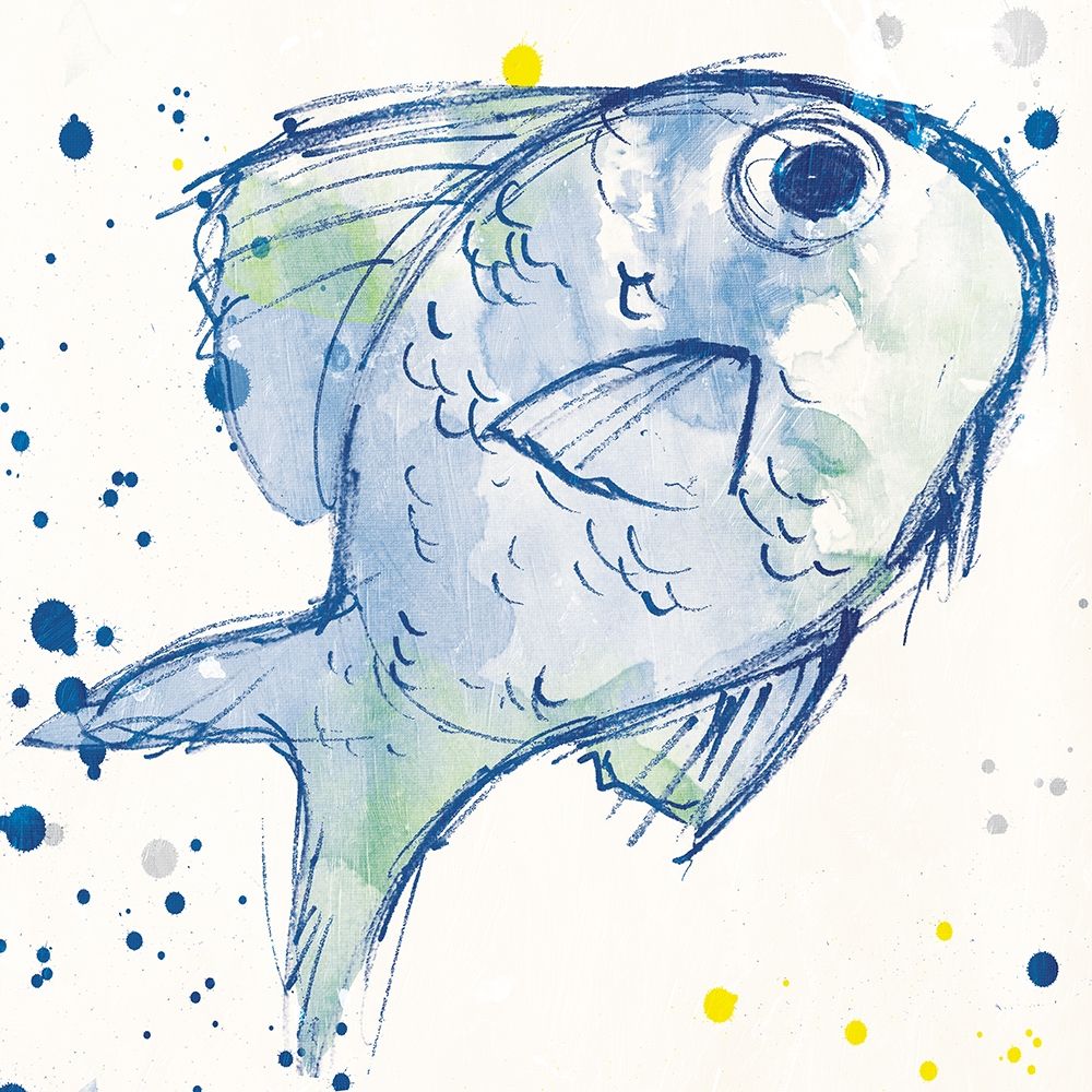 Minimal Sketch Fish art print by Milli Villa for $57.95 CAD