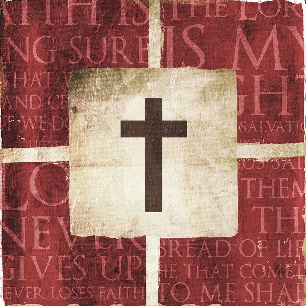 Cross On the Words art print by Mlli Villa for $57.95 CAD