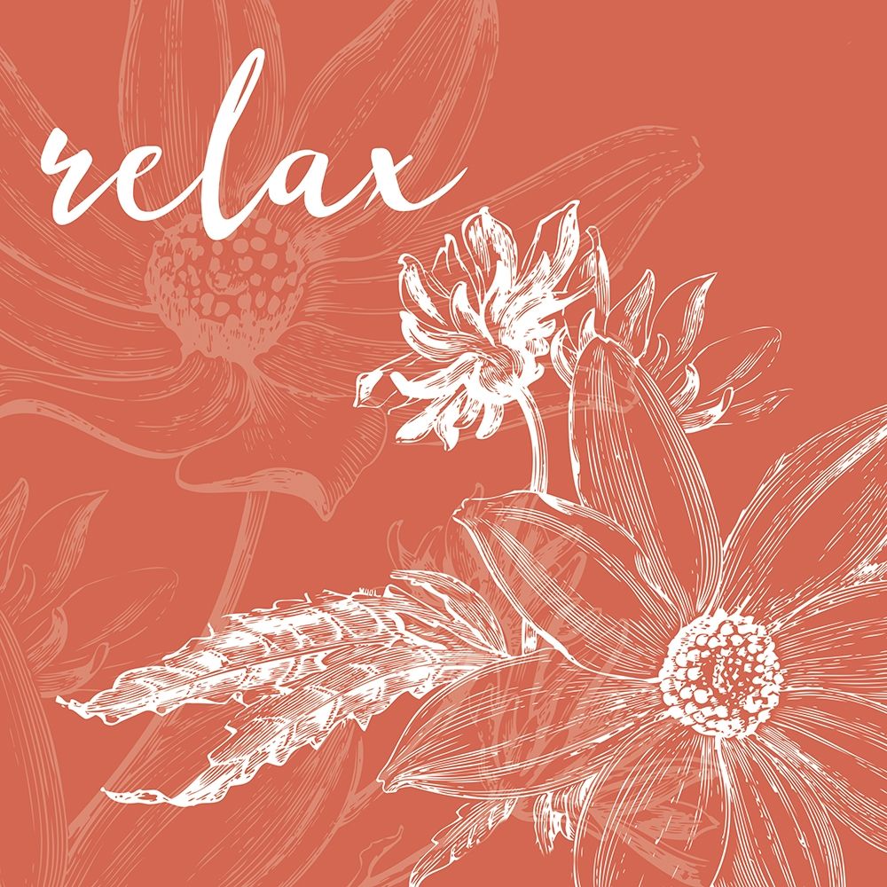 Relax Flower art print by Milli Villa for $57.95 CAD
