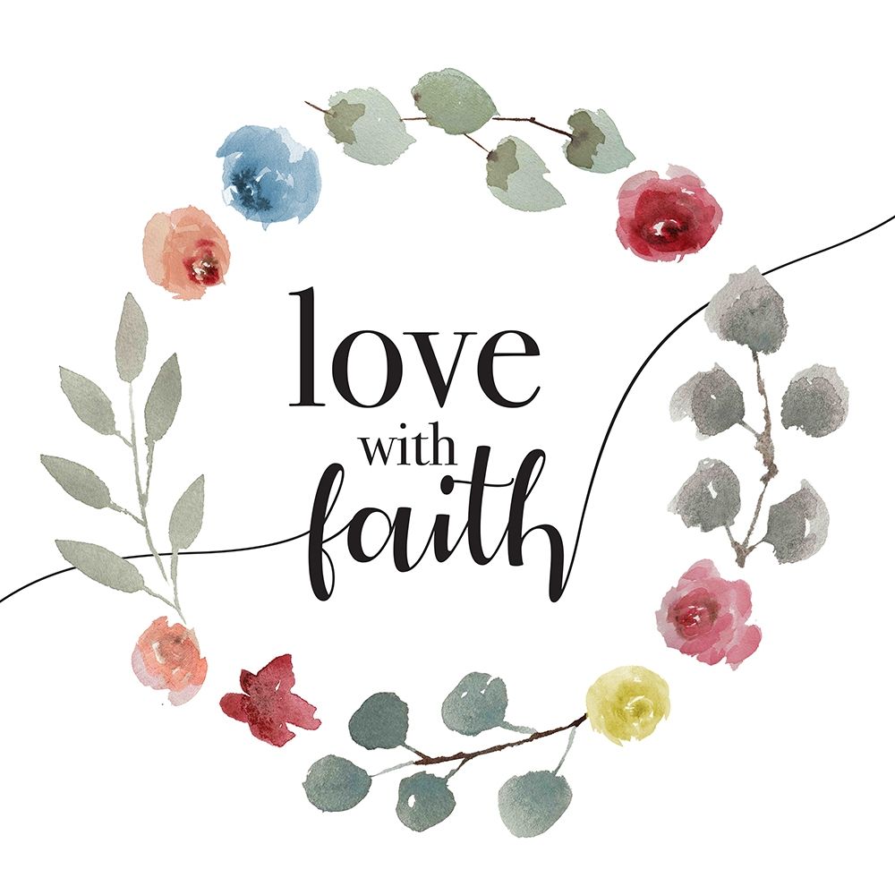 Love With Faith art print by Milli Villa for $57.95 CAD