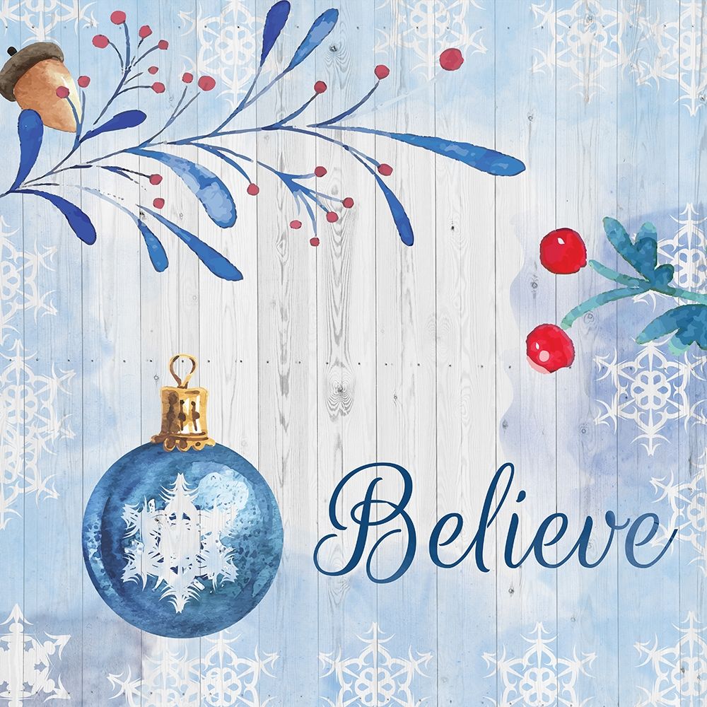Christmas Believe art print by Orane Fraser for $57.95 CAD