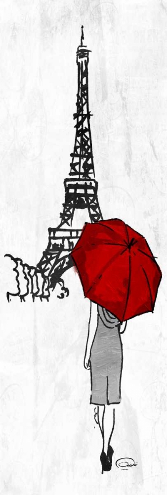 Eiffel Umbrella art print by OnRei for $57.95 CAD