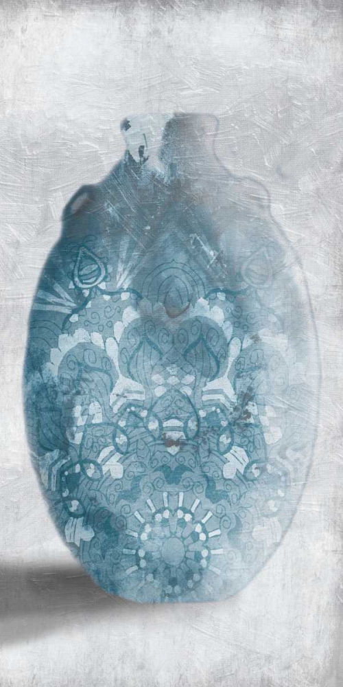 Blue Mandala Smoke Mate art print by OnRei for $57.95 CAD