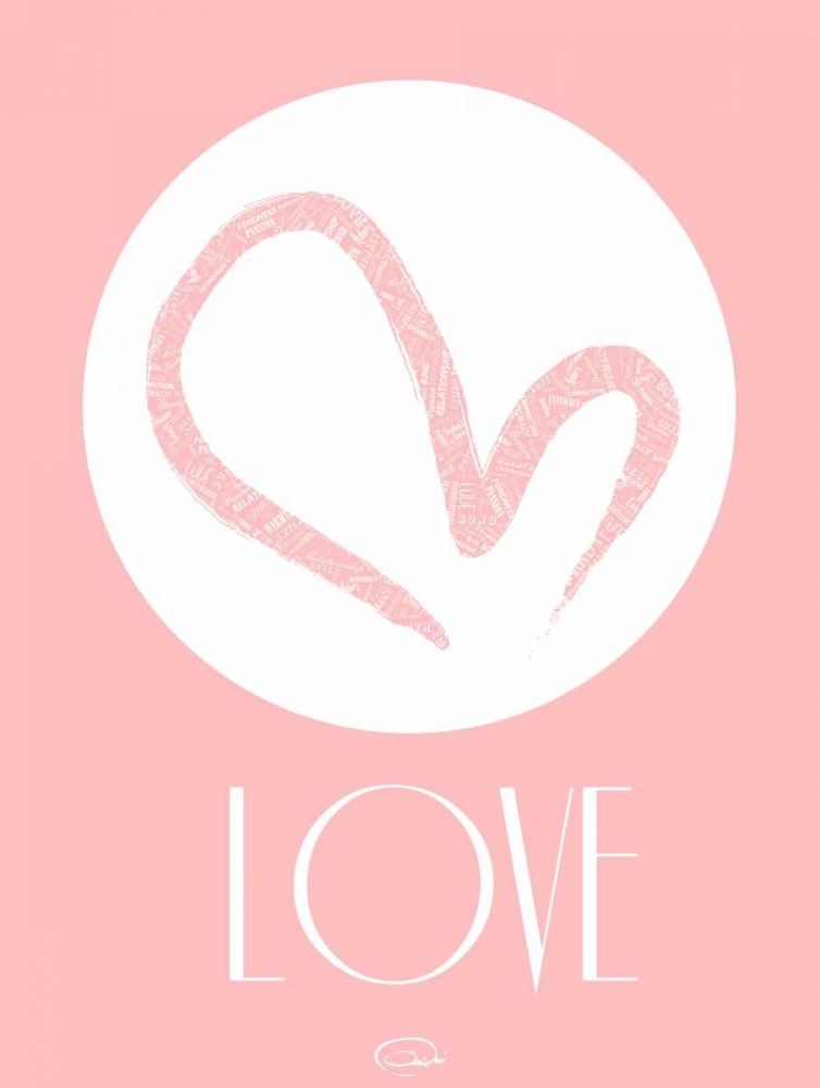 PINK LOVE art print by OnRei for $57.95 CAD