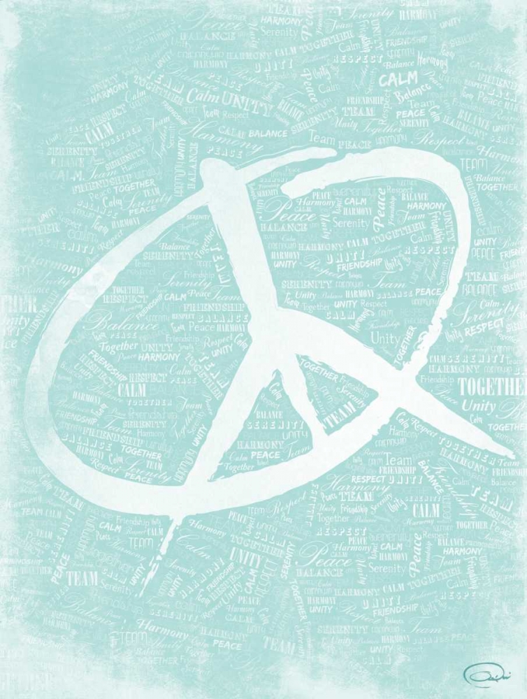 PEACE E art print by OnRei for $57.95 CAD