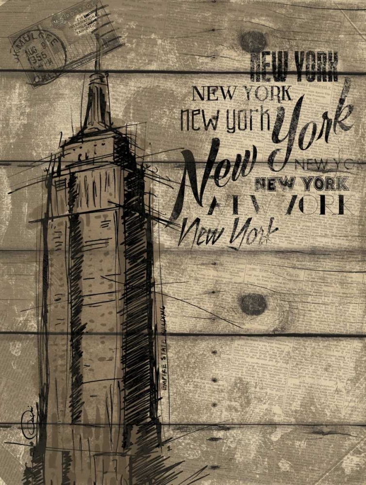 Natural New York Clean art print by OnRei for $57.95 CAD