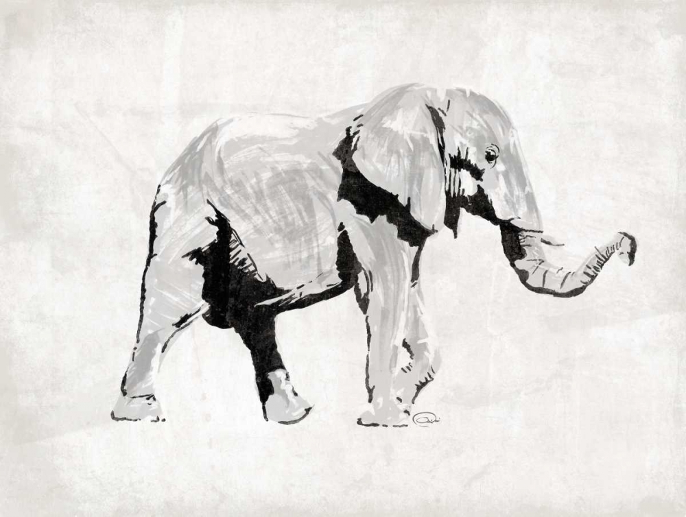 Elephant Trunk Up art print by OnRei for $57.95 CAD