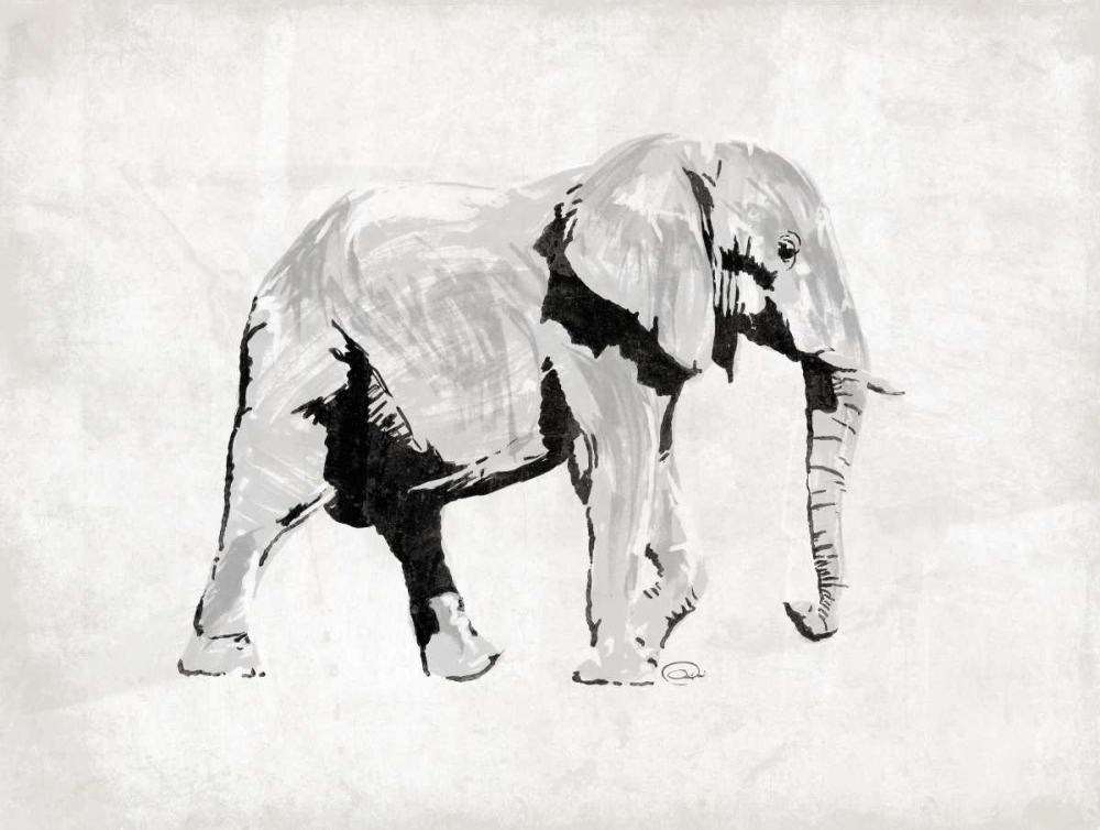 Elephant art print by OnRei for $57.95 CAD