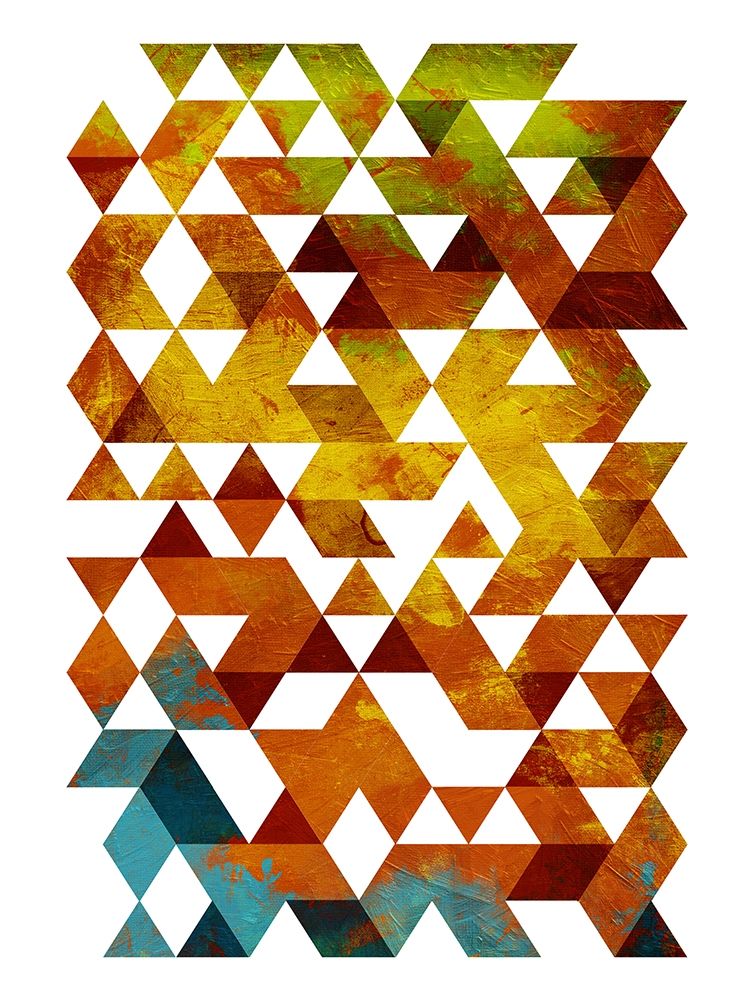 Lava Triangles art print by OnRei for $57.95 CAD