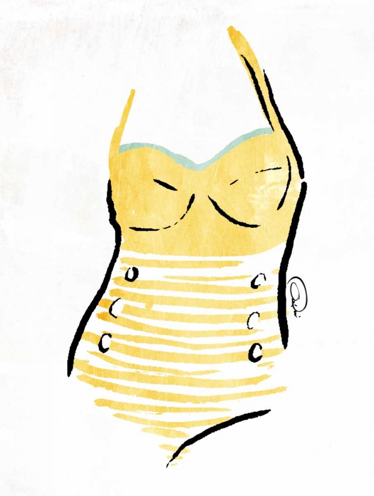Vintage Swimsuit Pastel 1 art print by OnRei for $57.95 CAD