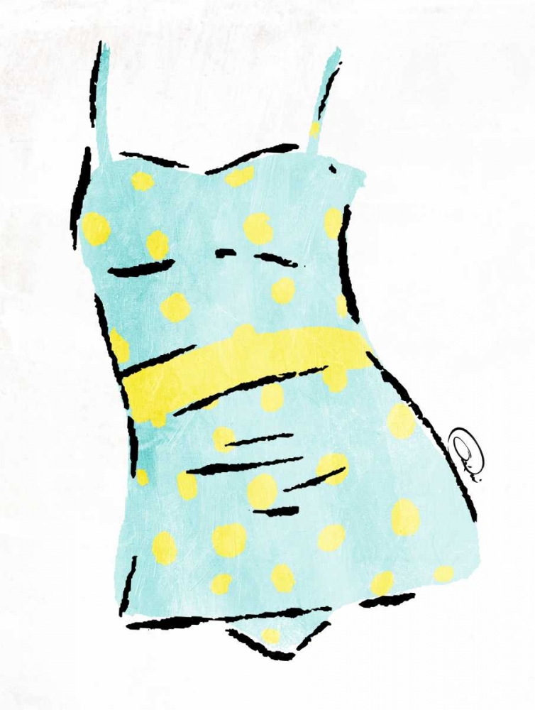 Vintage Swimsuit Pastel 2 art print by OnRei for $57.95 CAD