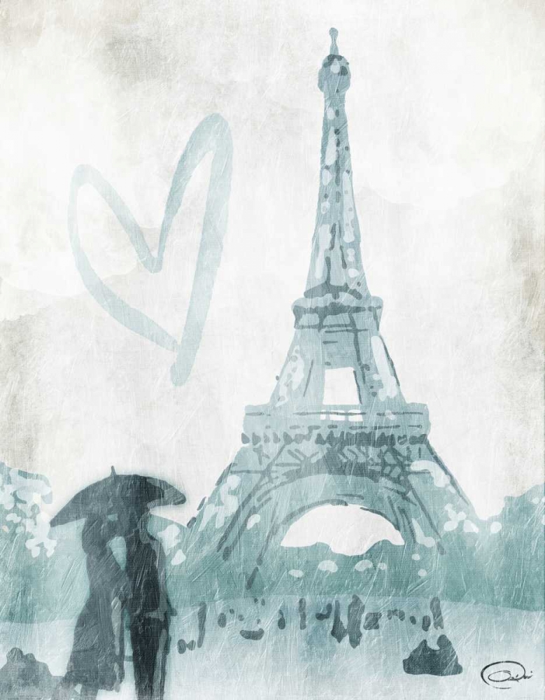 Eiffel Love art print by OnRei for $57.95 CAD