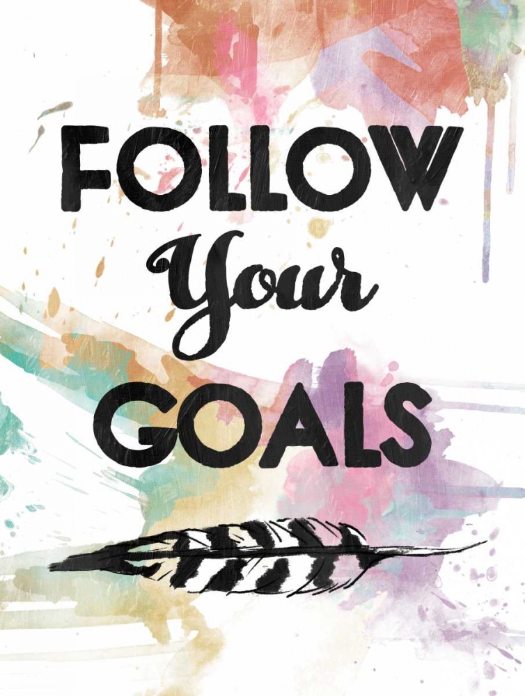 Follow Your Goal art print by OnRei for $57.95 CAD