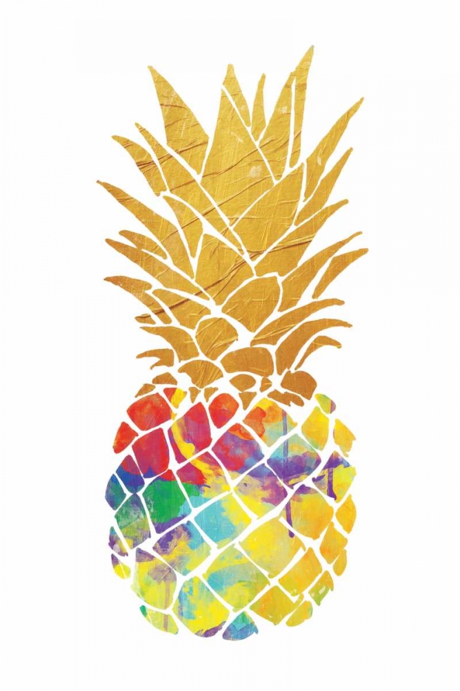 Gold Leaf Pineapple art print by OnRei for $57.95 CAD