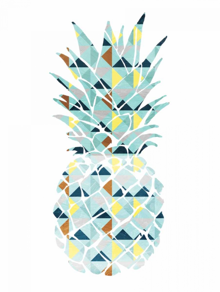 Pineapple Triangles art print by OnRei for $57.95 CAD