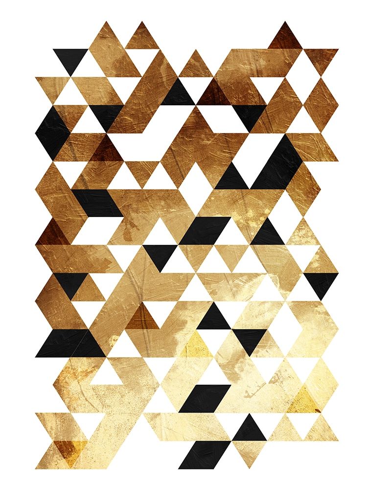 Golden Triangles art print by OnRei for $57.95 CAD