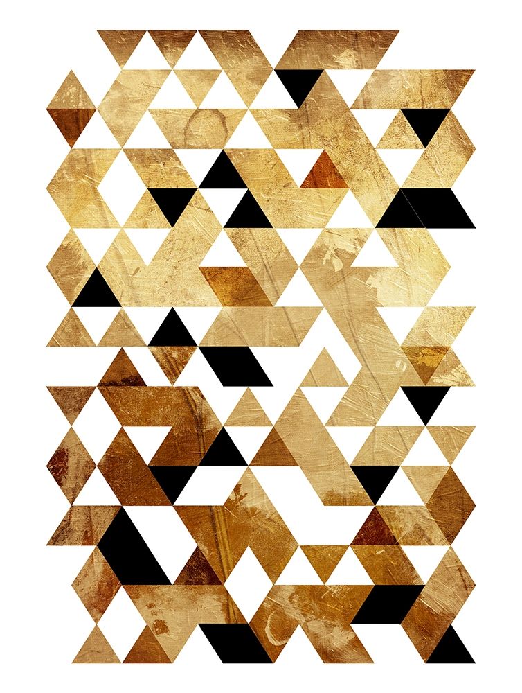 Golden Triangles Mate art print by OnRei for $57.95 CAD