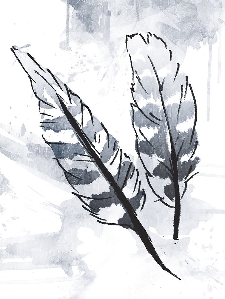 Silver Feathers art print by OnRei for $57.95 CAD