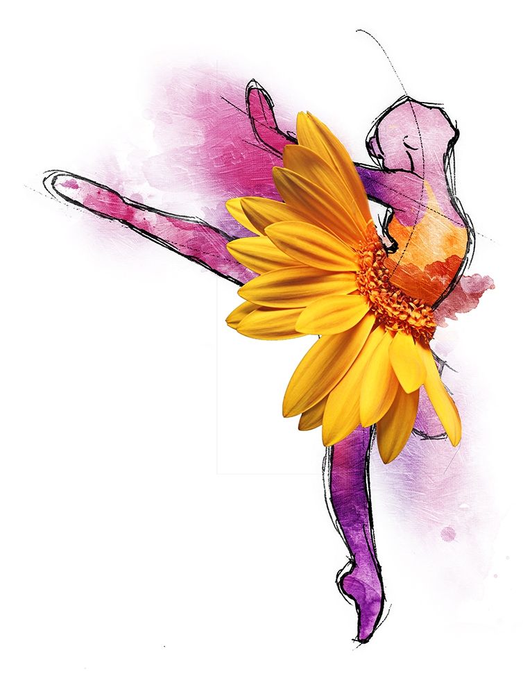 Sunny Ballerina art print by OnRei for $57.95 CAD