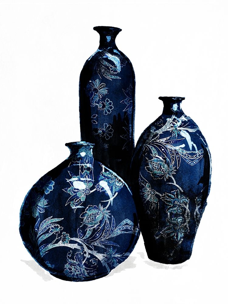 Blue China Vases art print by OnRei for $57.95 CAD