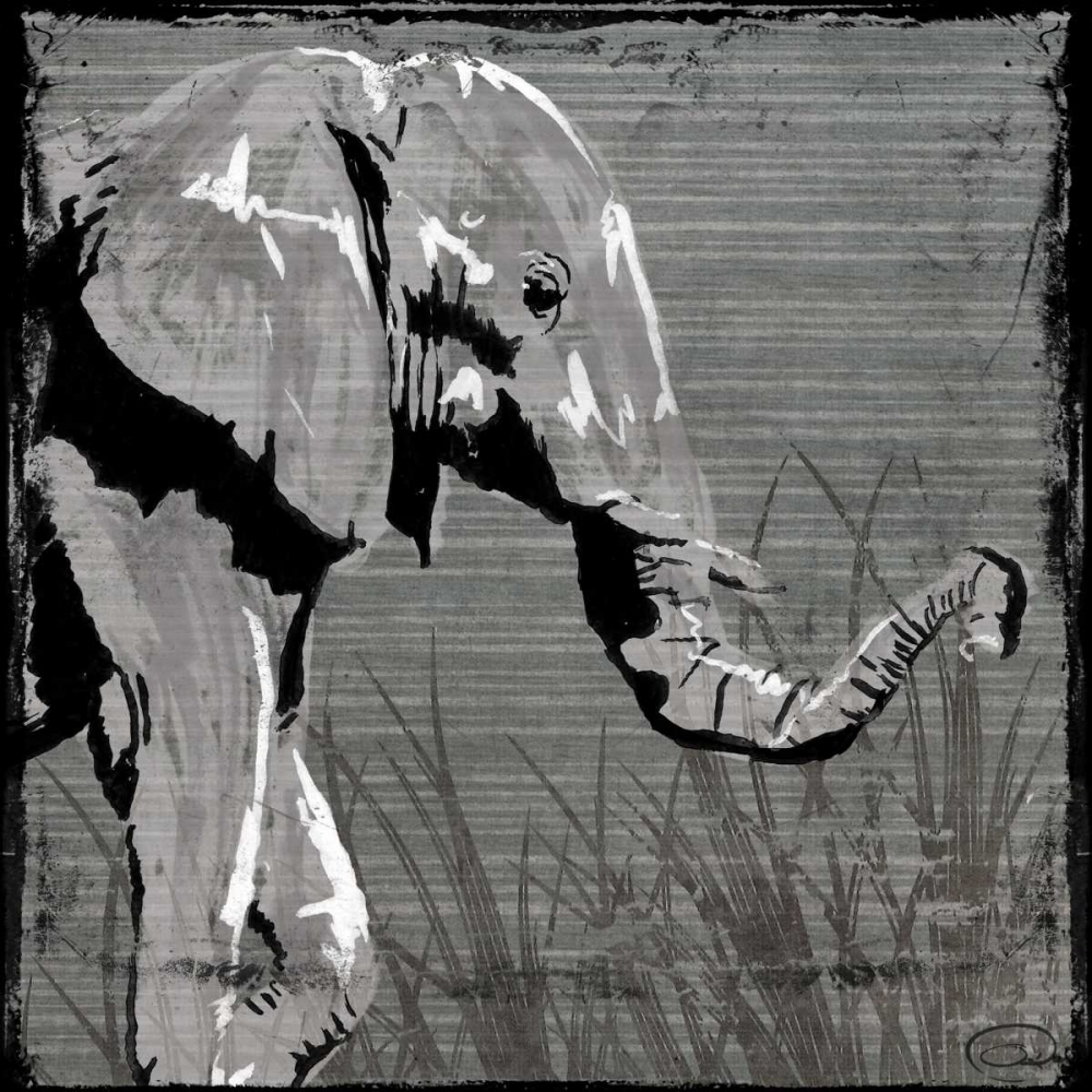 Elephant Walk art print by OnRei for $57.95 CAD