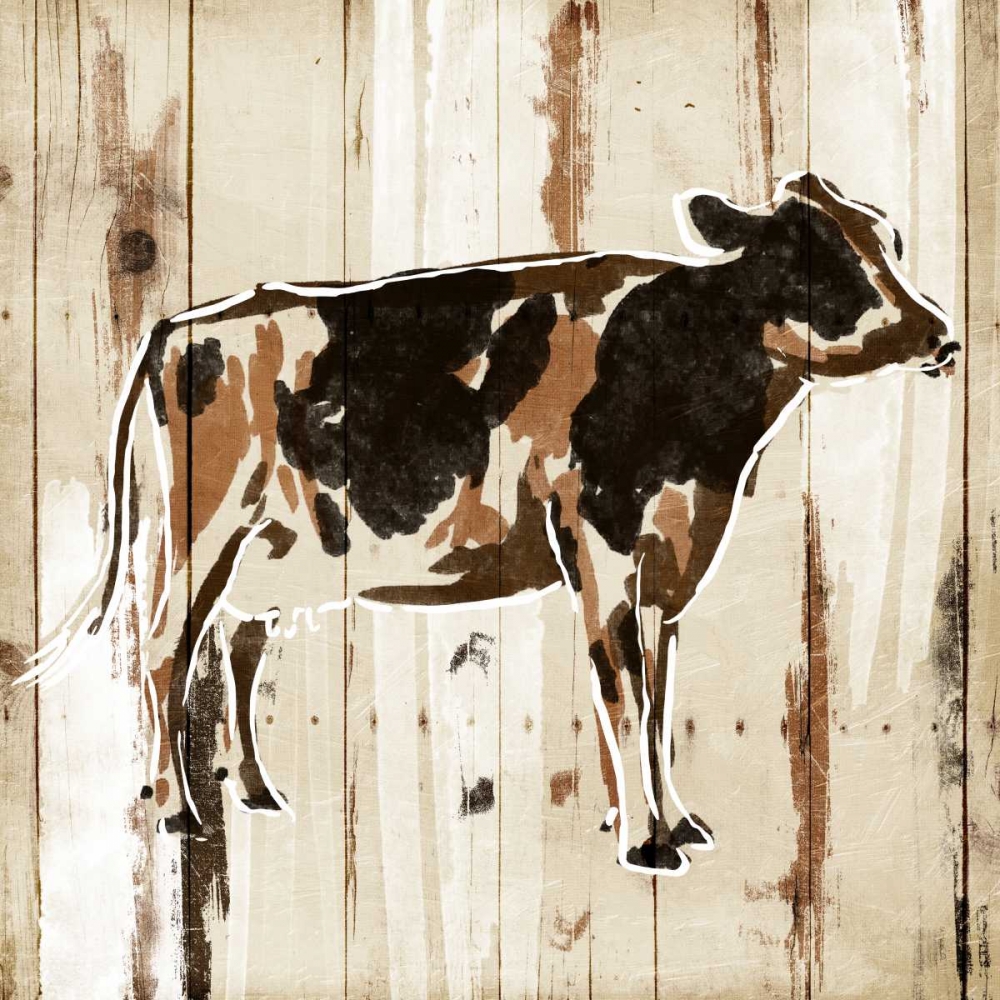 How Now Brown Cow art print by OnRei for $57.95 CAD