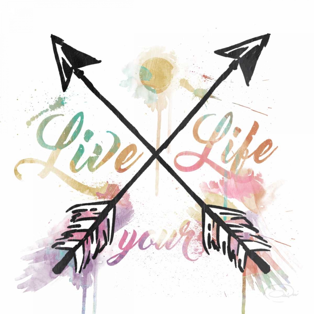 Live Your Life art print by OnRei for $57.95 CAD