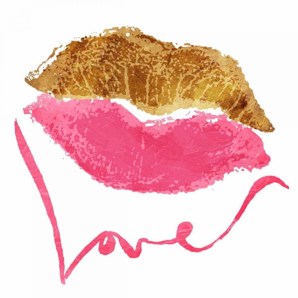 Love Lips White art print by OnRei for $57.95 CAD