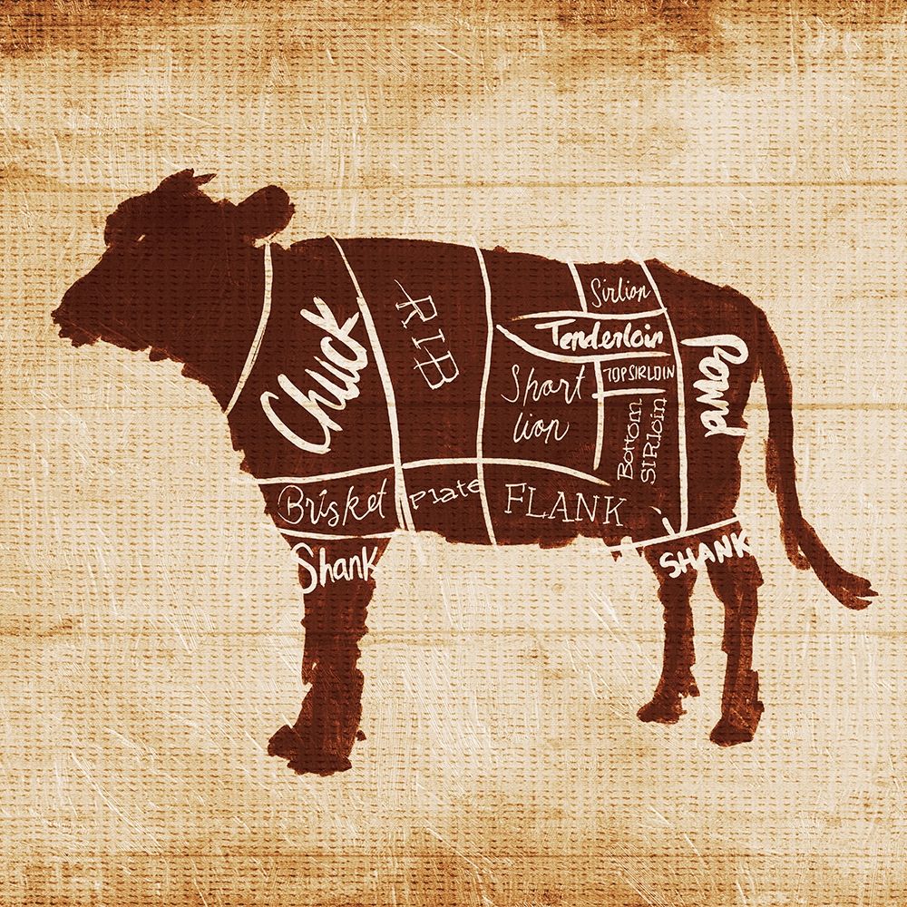Cow Cut art print by OnRei for $57.95 CAD