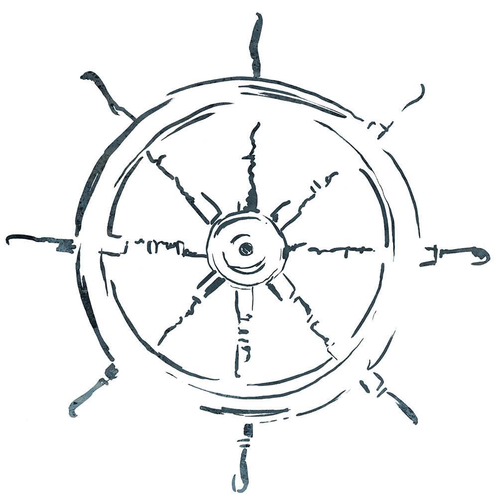 Simple Sketched Wheel art print by OnRei for $57.95 CAD