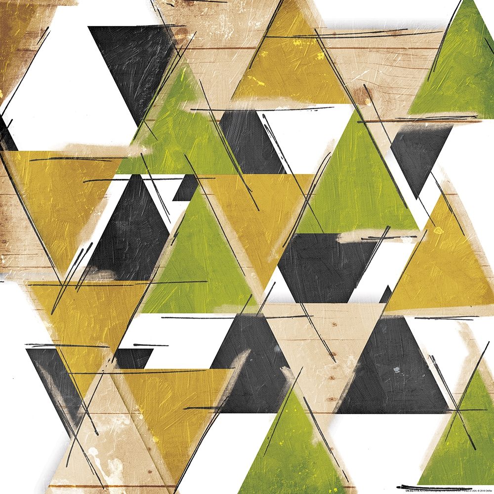 Loading Triangles art print by OnRei for $57.95 CAD