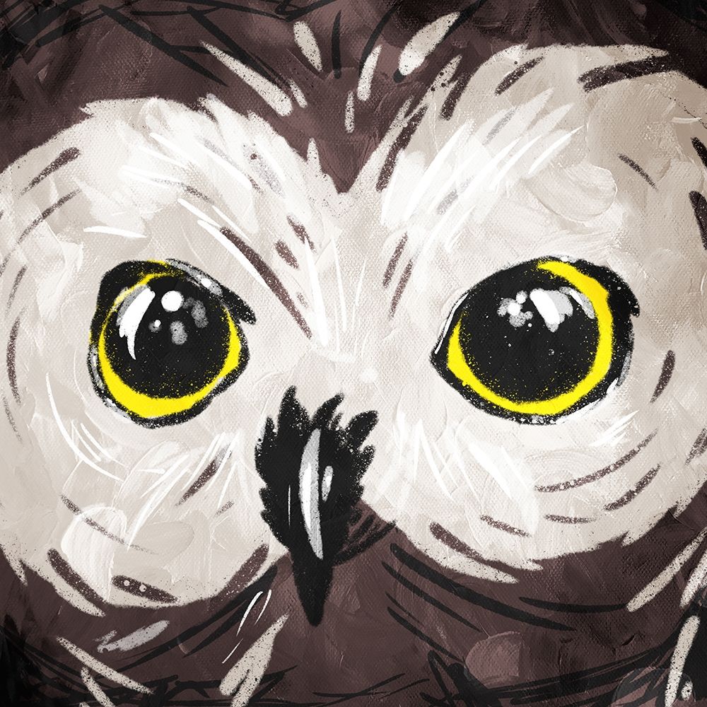 Owl Eyes art print by OnRei for $57.95 CAD