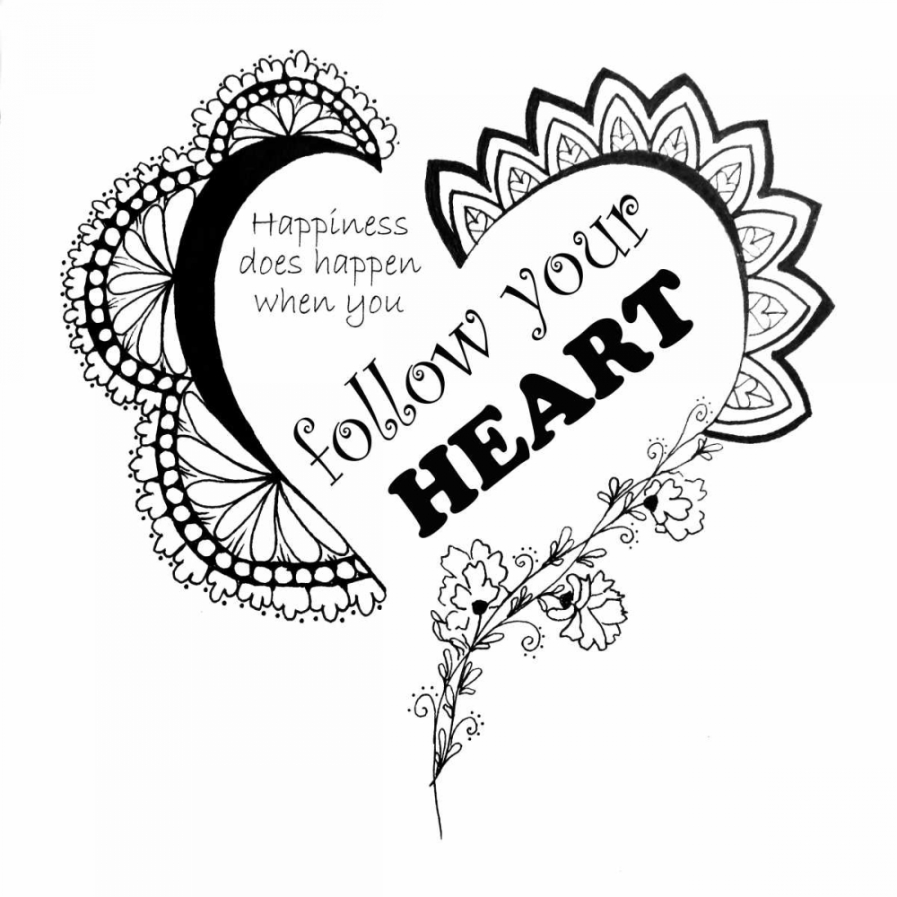 Follow Your Heart art print by Debbie Pearson for $57.95 CAD