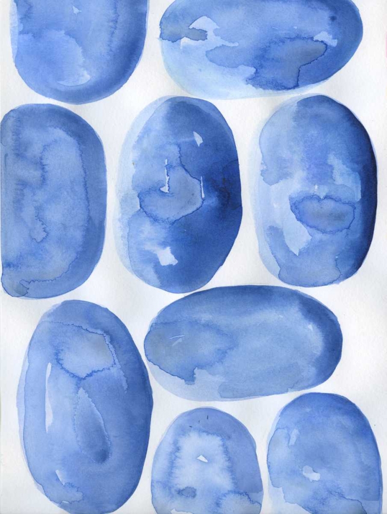 Indigo Stones art print by Pam Varacek for $57.95 CAD