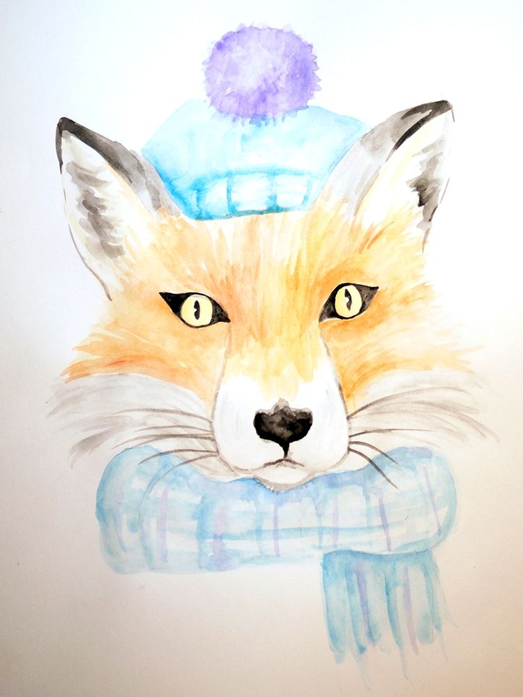 Winter Fox art print by Pam Varacek for $57.95 CAD