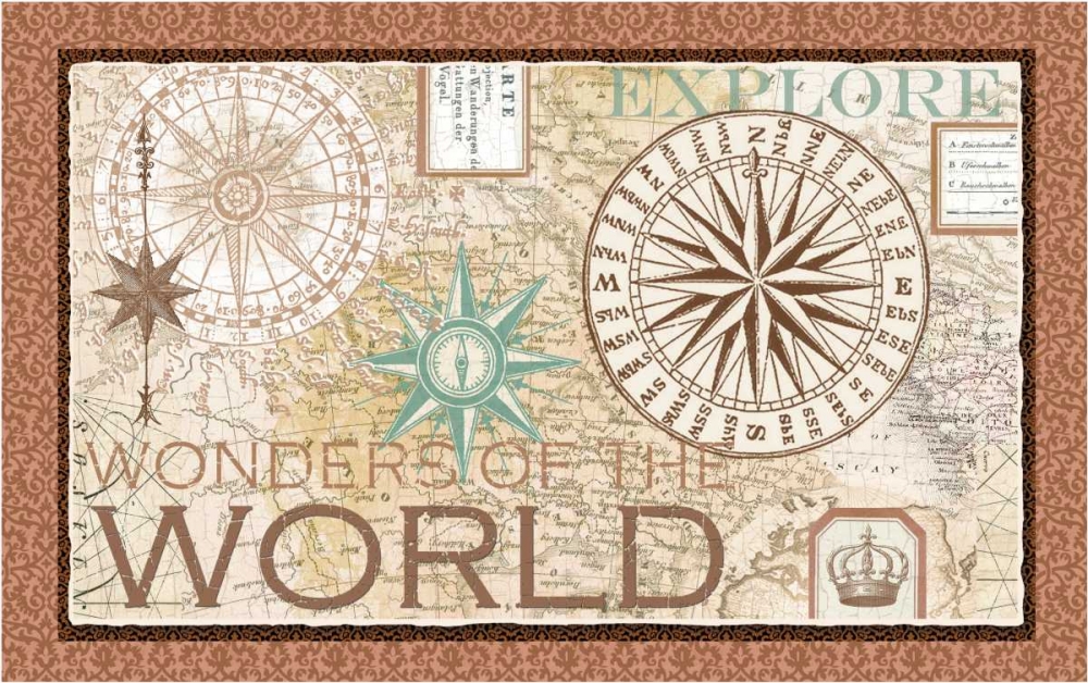 Wonders of the world Main ART art print by Candace Allen for $57.95 CAD